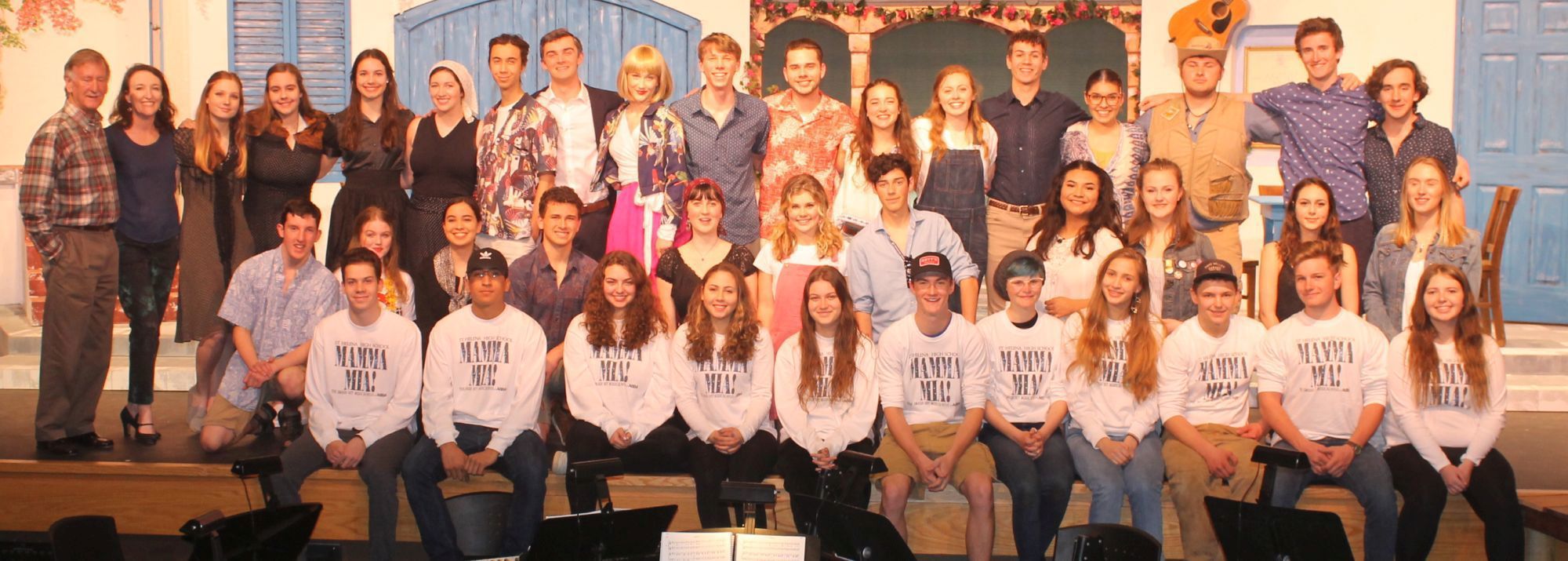 'Mamma Mia' cast and crew